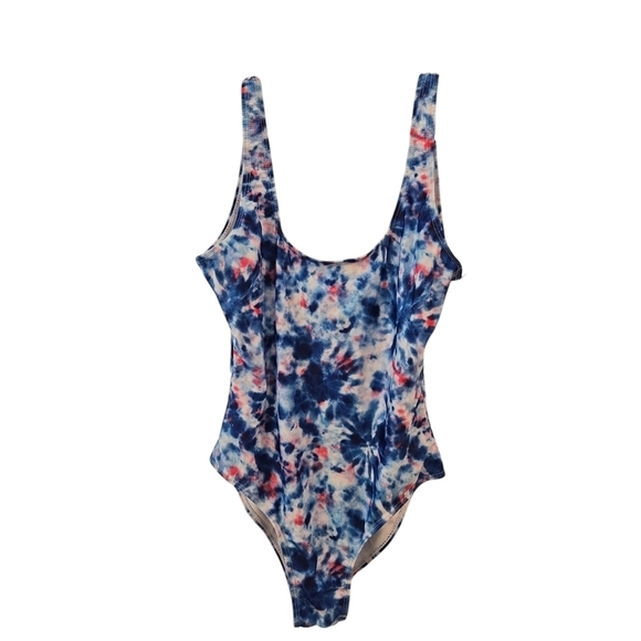 ONIA RACHEL SHIMMER TIE-DYE ONE PIECE SWIMSUIT. SIZE LARGE. - Picture 1 of 6